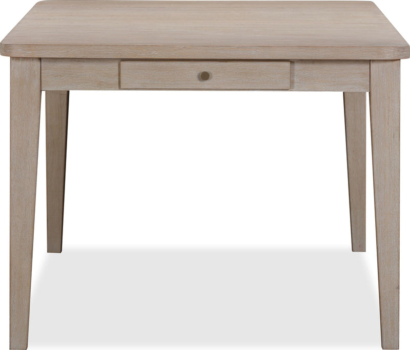 Camden Two Drawer Extendable Dining Table in Chai