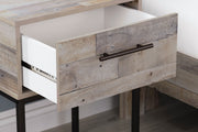 Neilsville - One Drawer Night Stand - Vinyl-Wrapped - Whitewash - R&R Furniture Gallery (Fountain Valley, CA)