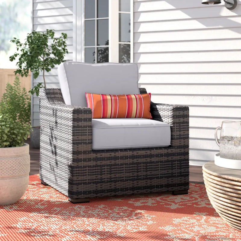 Patio Chair With Cushions Modern Design - R&R Furniture Gallery (Fountain Valley, CA)