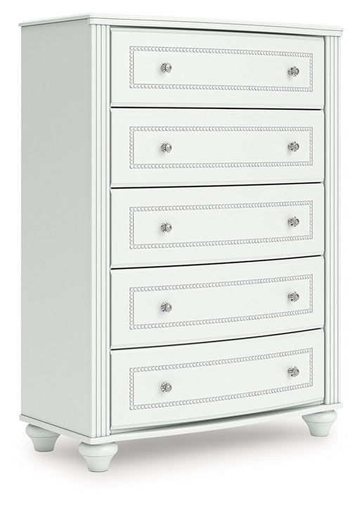 Kozlani - Five Drawer Chest - White - R&R Furniture Gallery (Fountain Valley, CA)