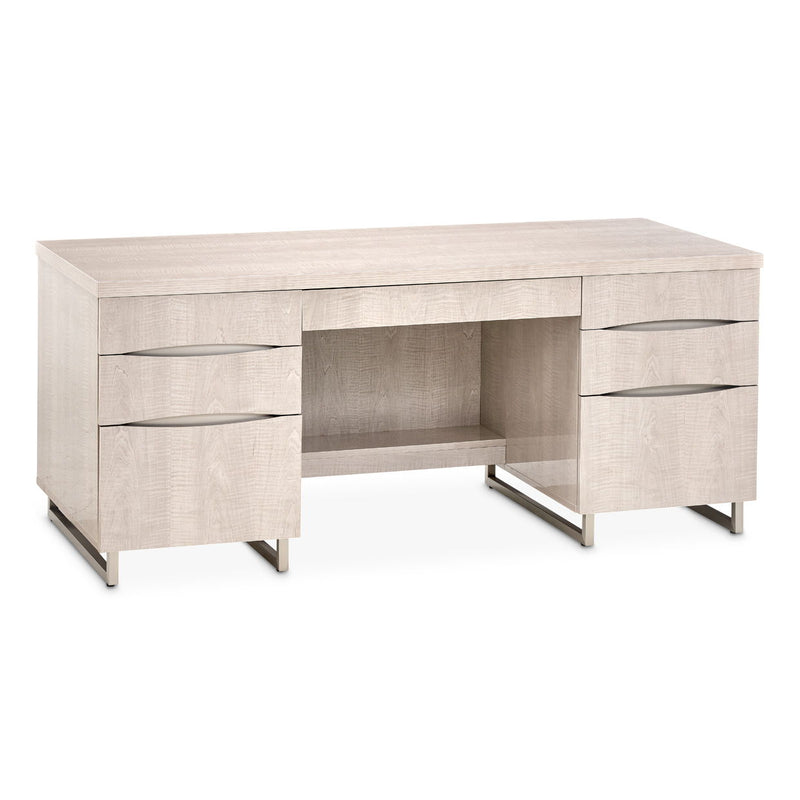 Marin - Desk - Greige - R&R Furniture Gallery (Fountain Valley, CA)