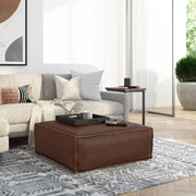 Brody - Large Square, Coffee Table Pouf - R&R Furniture Gallery (Fountain Valley, CA)