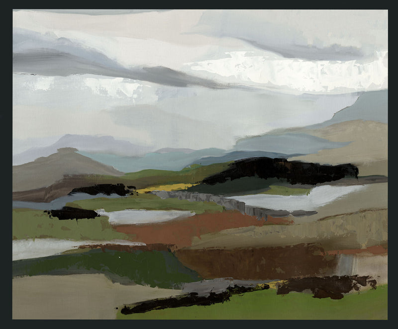 Grove - 48" x 72" Painting By Buddy Whitlock - Green / Blue - R&R Furniture Gallery (Fountain Valley, CA)