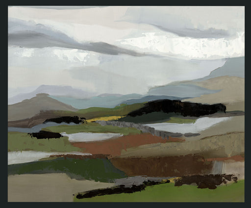 Grove - 48" x 72" Painting By Buddy Whitlock - Green / Blue - R&R Furniture Gallery (Fountain Valley, CA)
