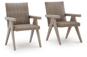 Cliff Trails - Arm Chair (Set of 2) - Beige - R&R Furniture Gallery (Fountain Valley, CA)