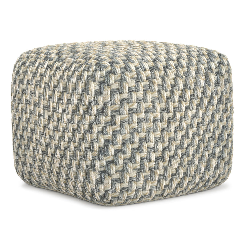 Beatrix - Square Pouf - Multicolor - R&R Furniture Gallery (Fountain Valley, CA)