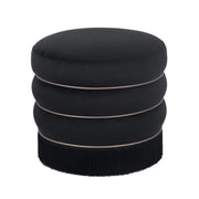 Lakka - Velvet Ottoman - R&R Furniture Gallery (Fountain Valley, CA)