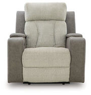 WhipLash - Power Recliner With Adj Headrest - Sisal - R&R Furniture Gallery (Fountain Valley, CA)