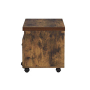Bob - File Cabinet - Weathered Oak & Black - R&R Furniture Gallery (Fountain Valley, CA)