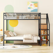 Bunk Bed With Lateral Storage Ladder And Wardrobe - R&R Furniture Gallery (Fountain Valley, CA)