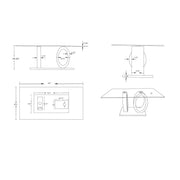 Royce - Dining Table Ecom - R&R Furniture Gallery (Fountain Valley, CA)