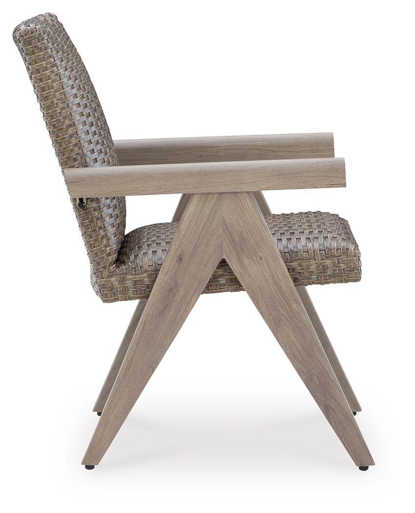 Cliff Trails - Arm Chair (Set of 2) - Beige - R&R Furniture Gallery (Fountain Valley, CA)