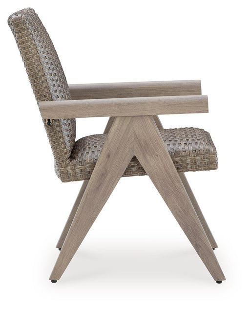 Cliff Trails - Arm Chair (Set of 2) - Beige - R&R Furniture Gallery (Fountain Valley, CA)