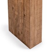 Classic Home Clayton coffee table for living room with a wooden top and metal legs, modern and stylish furniture piece.