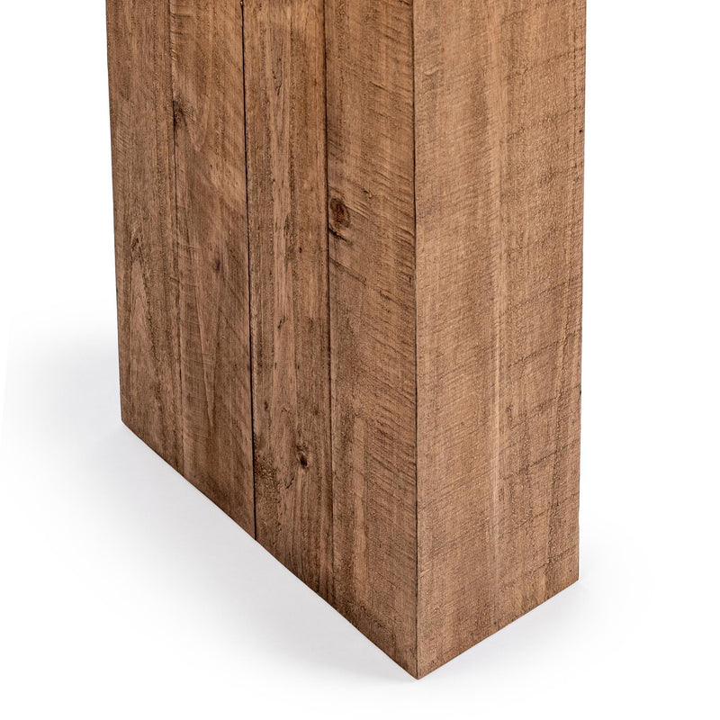 Classic Home Clayton coffee table for living room with a wooden top and metal legs, modern and stylish furniture piece.