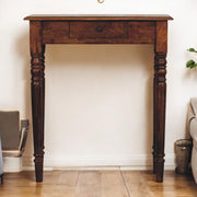 Turned Legs Drawer Console Table - R&R Furniture Gallery (Fountain Valley, CA)