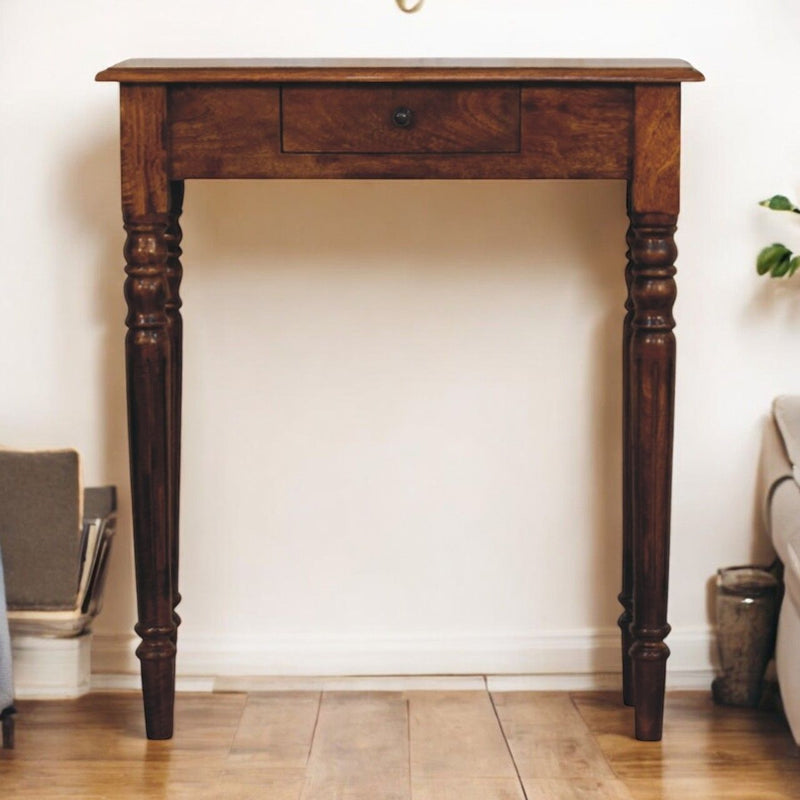Turned Legs Drawer Console Table - R&R Furniture Gallery (Fountain Valley, CA)