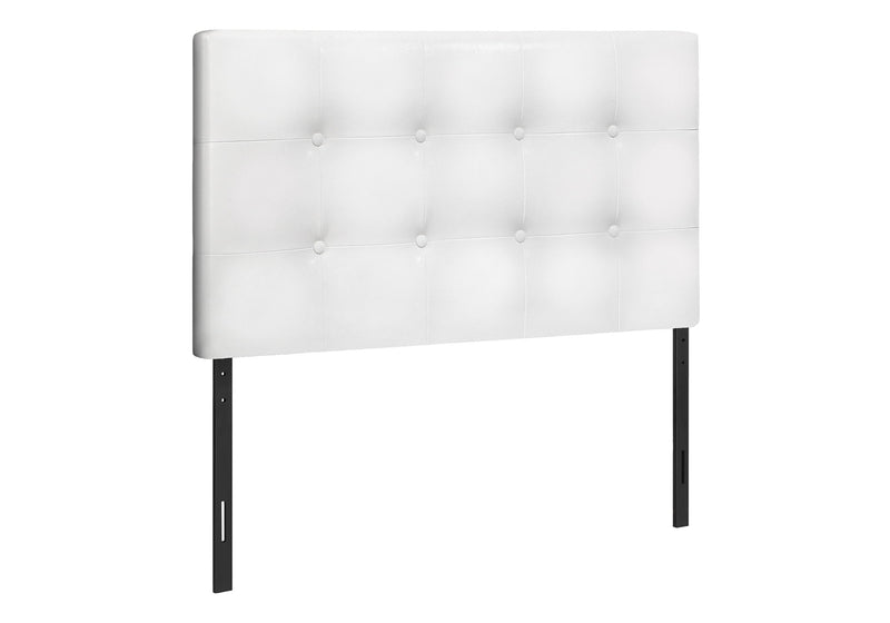 Twin Size, Bed Headboard Only, Upholstered, Transitional - White - R&R Furniture Gallery (Fountain Valley, CA)