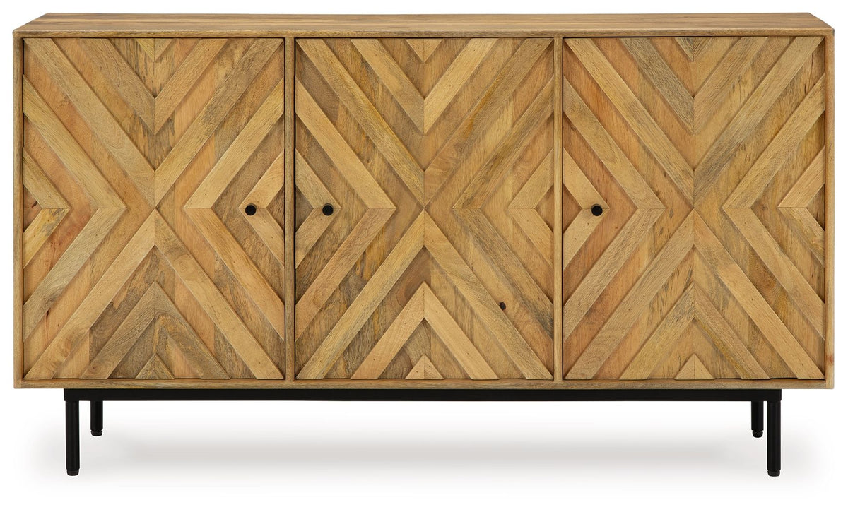 Cadewick - Accent Cabinet - Natural - R&R Furniture Gallery (Fountain Valley, CA)