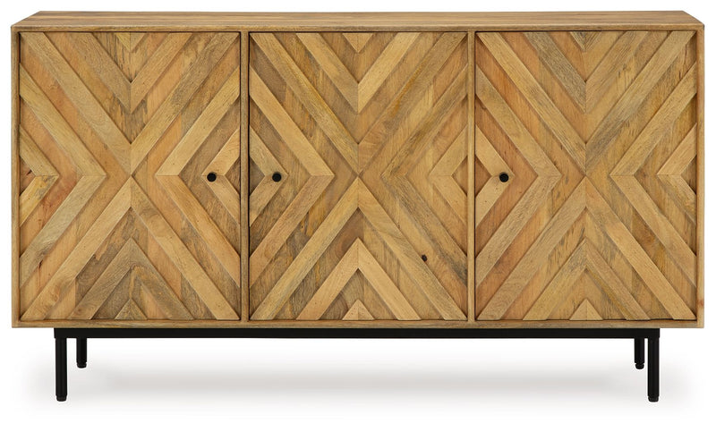 Cadewick - Accent Cabinet - Natural - R&R Furniture Gallery (Fountain Valley, CA)