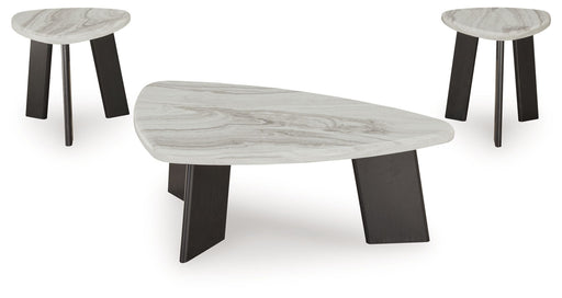 Lilyberg - Occasional Table Set (Set of 3) - Gray / Black - R&R Furniture Gallery (Fountain Valley, CA)