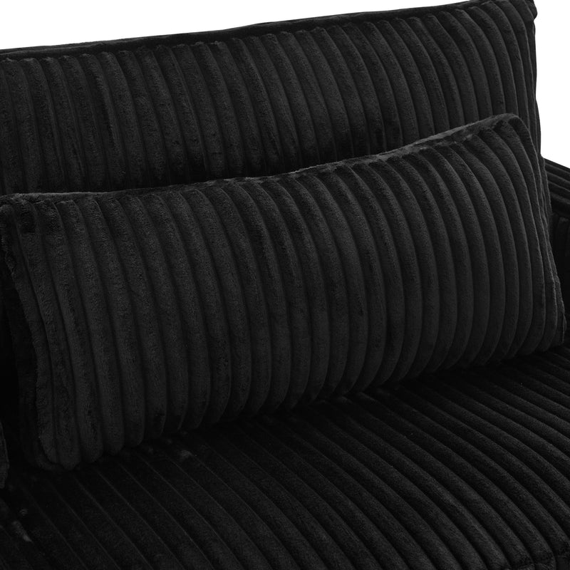 Modern Loveseat Sofa With 4 Pillows - R&R Furniture Gallery (Fountain Valley, CA)