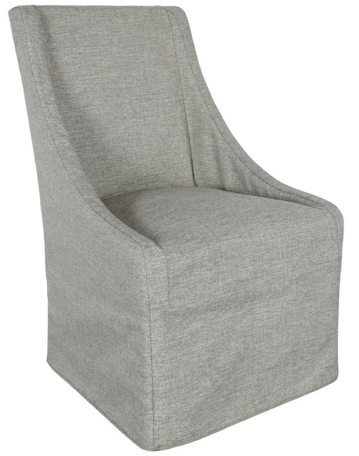 Warwick - Upholstered Rolling Dining Chair - R&R Furniture Gallery (Fountain Valley, CA)