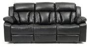 Elegant reclining sofa by Glory Furniture with plush cushions, perfect for leisure and relaxation in modern living rooms.