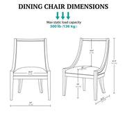 Upholstered Dining Chair With Nailhead Trim - R&R Furniture Gallery (Fountain Valley, CA)