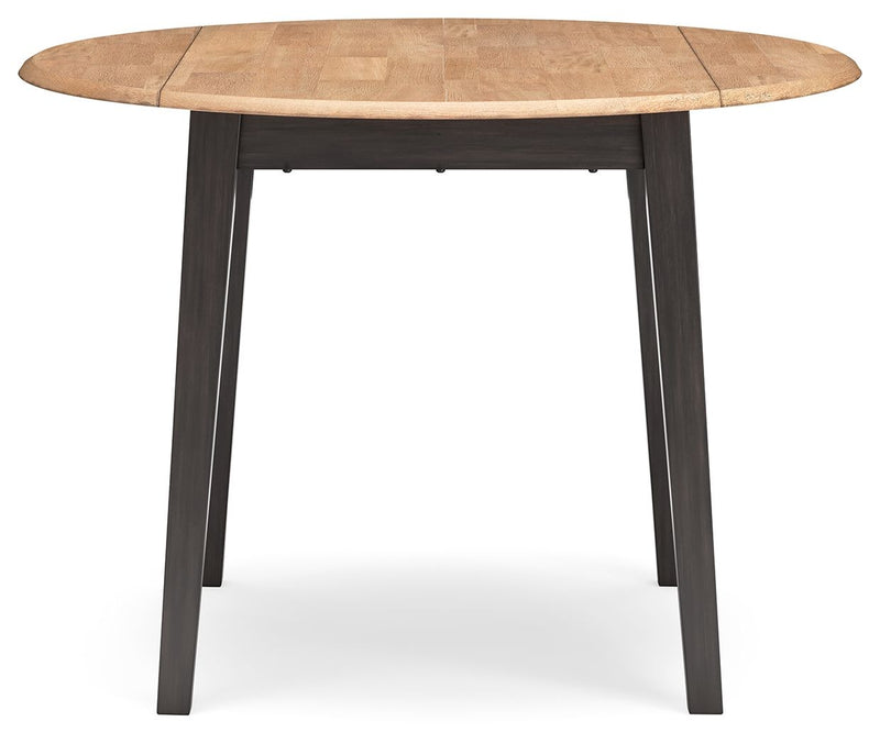 Gesthaven - Round Dining Room Drop Leaf Table Set - R&R Furniture Gallery (Fountain Valley, CA)