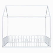 Metal House Bed With Fence And Door - R&R Furniture Gallery (Fountain Valley, CA)