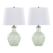 Gloria - Round Contemporary Lamp (Set of 2) - R&R Furniture Gallery (Fountain Valley, CA)