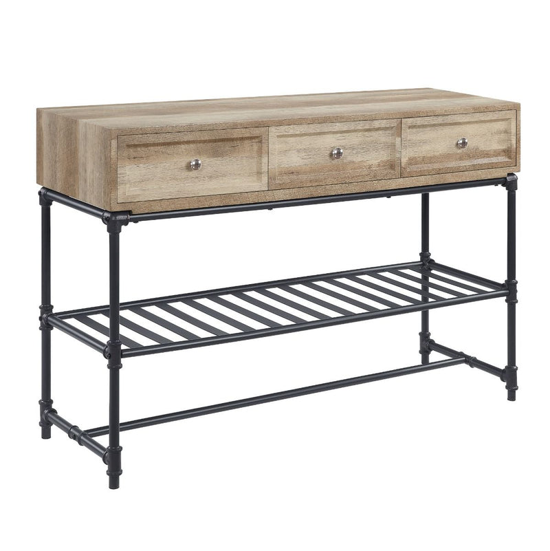 Brantley II - Sofa Table - Oak & Sandy Black - R&R Furniture Gallery (Fountain Valley, CA)