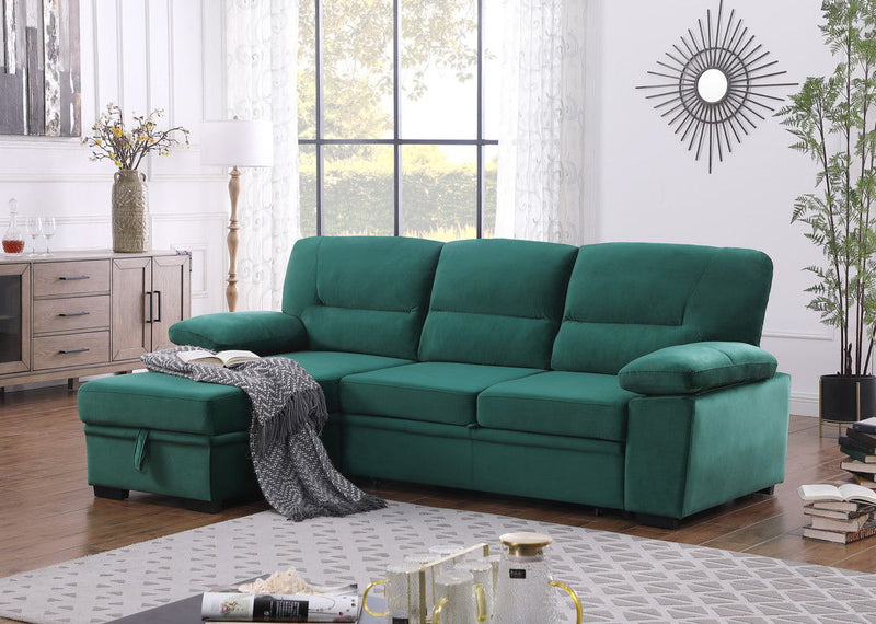 Kipling - Reversible Sleeper Sectional Sofa Chaise - R&R Furniture Gallery (Fountain Valley, CA)