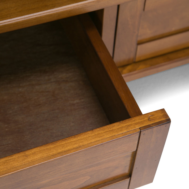 Warm Shaker - Transitional Style TV Media Stand - R&R Furniture Gallery (Fountain Valley, CA)