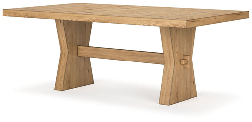 Galliden - Rectangular Dining Room Table - Light Brown - R&R Furniture Gallery (Fountain Valley, CA)