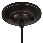 Placuna bronze pendant light by Uttermost, 1-light pendant lighting fixture with a sleek bronze finish and modern design.