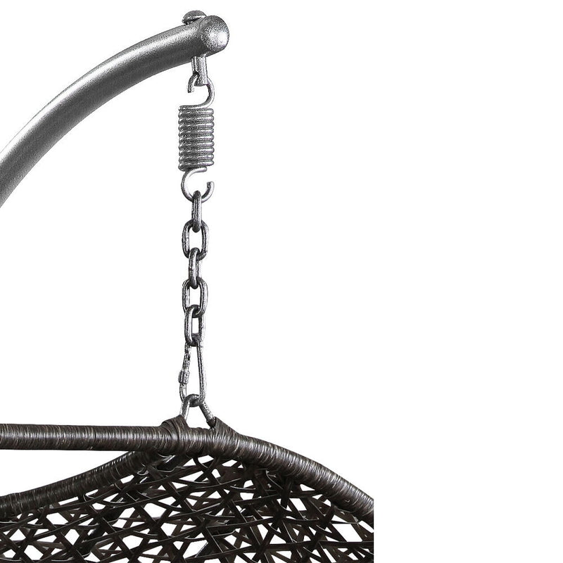 Vasant - 52" Hanging Chair - Fabric & Wicker - R&R Furniture Gallery (Fountain Valley, CA)