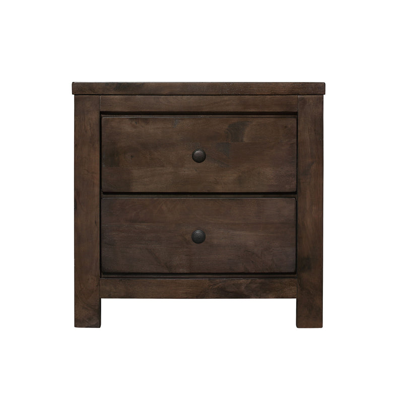 2 Drawer Nightstand - Brown - R&R Furniture Gallery (Fountain Valley, CA)