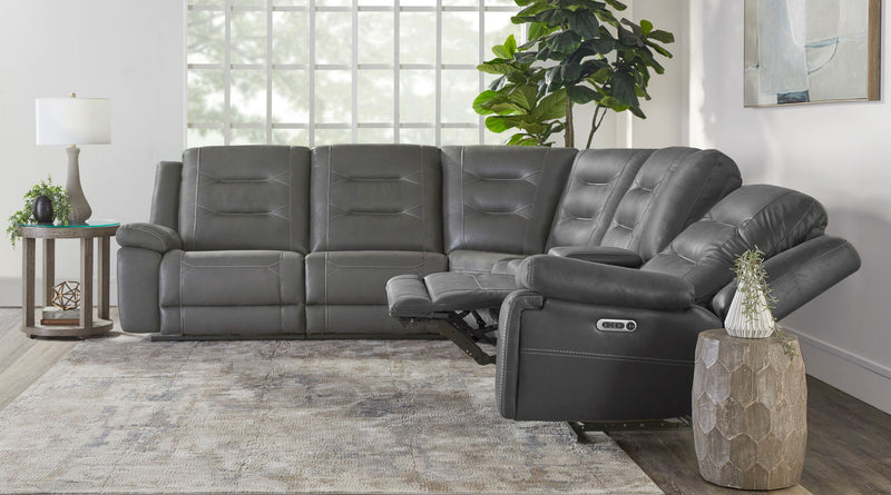Caldwell - Modular Power Reclining Sectional - R&R Furniture Gallery (Fountain Valley, CA)