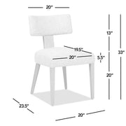 Louise - Split Back Upholstered Dining Side Chair (Set of 2) - Travertine Beige - R&R Furniture Gallery (Fountain Valley, CA)