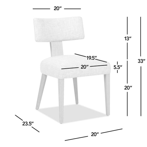 Louise - Split Back Upholstered Dining Side Chair (Set of 2) - Travertine Beige - R&R Furniture Gallery (Fountain Valley, CA)