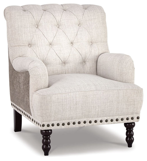 Tartonelle - Accent Chair - Ivory / Taupe - R&R Furniture Gallery (Fountain Valley, CA)