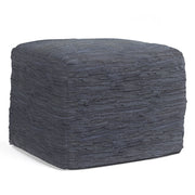 Fredrik - Handcrafted Square Pouf - R&R Furniture Gallery (Fountain Valley, CA)