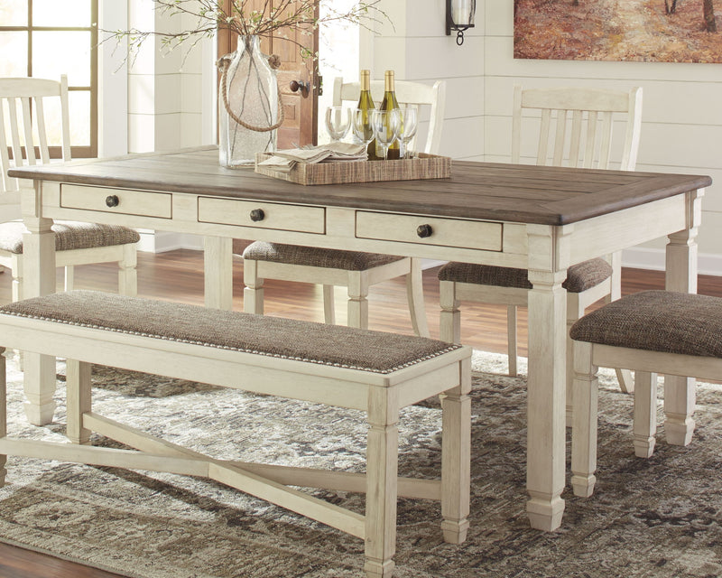 Bolanburg - Rectangular Dining Room Table - Beige - R&R Furniture Gallery (Fountain Valley, CA)