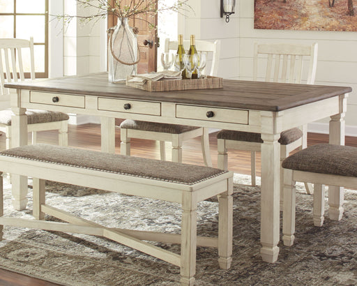 Bolanburg - Rectangular Dining Room Table - Beige - R&R Furniture Gallery (Fountain Valley, CA)