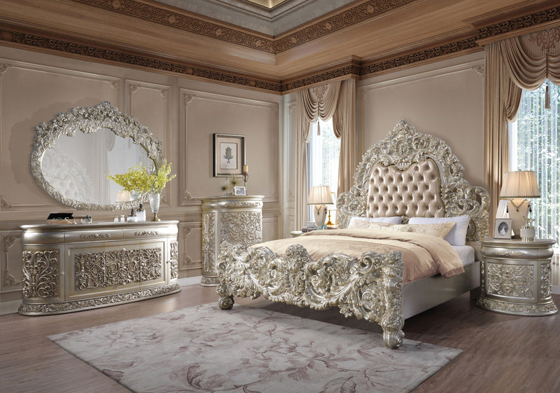 Sorina - Nightstand - Antique Gold - R&R Furniture Gallery (Fountain Valley, CA)