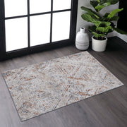 Payas - 2' X 3' Geometric Area Rug - Beige - R&R Furniture Gallery (Fountain Valley, CA)