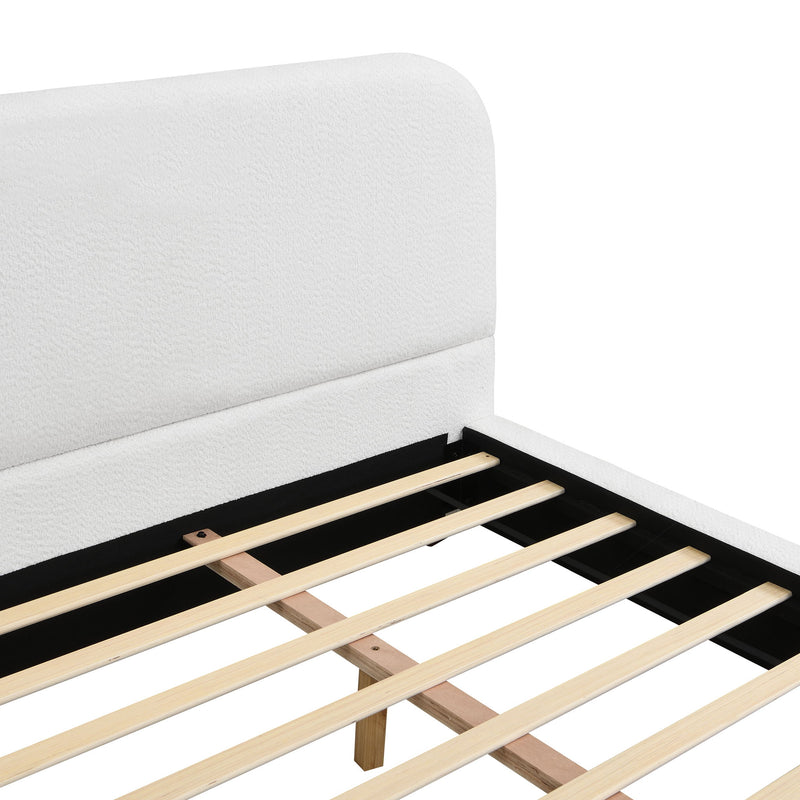 Elegant Upholstered Bed Frame - R&R Furniture Gallery (Fountain Valley, CA)