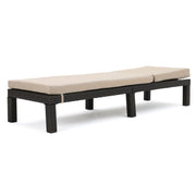 Puerta - Chaise Lounge Frame Cushion Outdoor Wicker Iron - Beige / Dark Brown - R&R Furniture Gallery (Fountain Valley, CA)